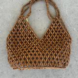 The Capri Beaded Bag (Brown)
