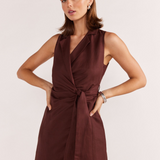 Ellison Wrap  Mini Dress