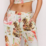 Dolce Drawstring Pants - Vintage Postcard