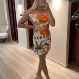 Bloom Drop Shoulder Mini Dress