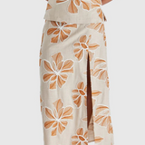 Finley Skirt (Tan/Orange)