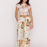 Dolce Drawstring Pants - Vintage Postcard
