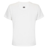 Bisous Baby Tee (Warm White)