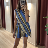 Bobbi Off The Shoulder Set (Stripe)