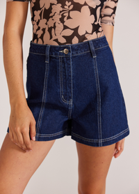 Elena Denim Short (Indigo)