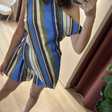 Bobbi Off The Shoulder Set (Stripe)