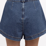 DENIM SHORTS MID BLUE