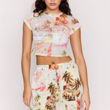 Dolce Drawstring Pants - Vintage Postcard
