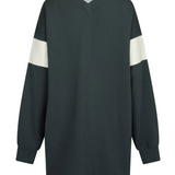 94 V-Neck Sweater Dress (Noir)