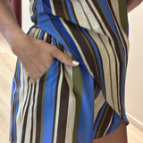 Bobbi Off The Shoulder Set (Stripe)