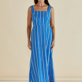 Cobalt Blue Midi Dress
