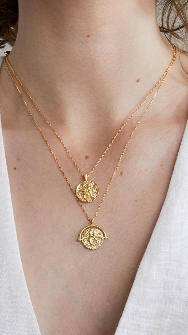 Tobie Coin Necklace (Gold)