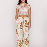 Dolce Drawstring Pants - Vintage Postcard