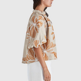 Finley Top (Tan/Orange)