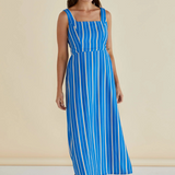 Cobalt Blue Midi Dress