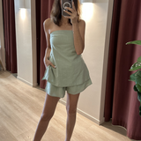 Tyler Strapless Set (Sage)