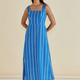 Cobalt Blue Midi Dress