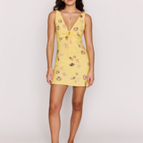 Marisol Keyhole Mini Dress - Butter Seashells