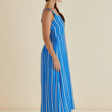 Cobalt Blue Midi Dress