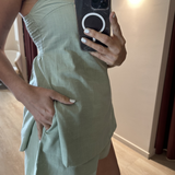Tyler Strapless Set (Sage)
