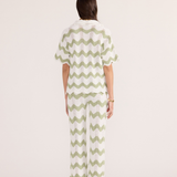 Jayden Crochet Wave Shirt