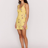 Marisol Keyhole Mini Dress - Butter Seashells
