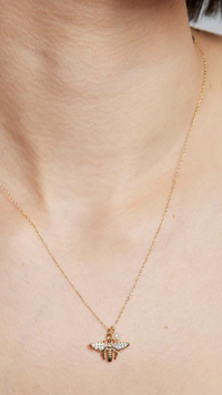Bee and Pearl Necklace