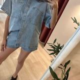 Bianca By Frankie Denim Set (Light Blue)