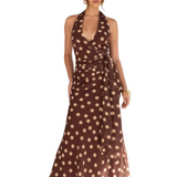 Givelle Halter Maxi Dress