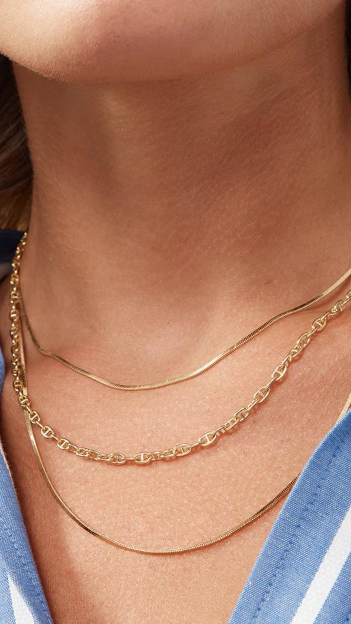 2 Layer Snake Chain Necklace