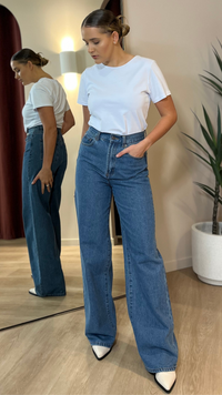 Kodi Wide Leg Denim Jeans