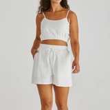 Alani Shirred Bralette