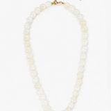 Taila Beaded Necklace (Cream)