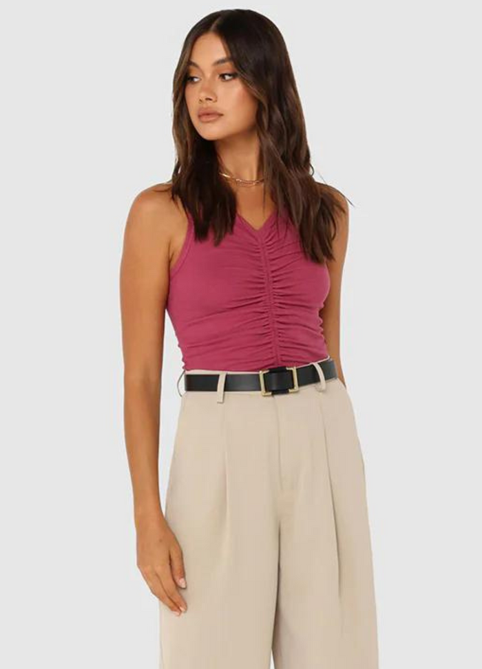 Hazel Tank Top (Magenta)