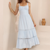 Cornflower Maxi Dress (Blue)