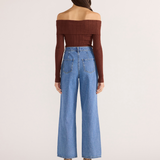 Nadia Denim Patch Pocket Jean