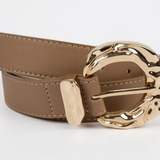 Puteaux - Irregular Buckle - Gold / Beige