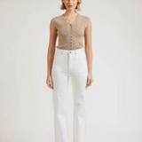 Romy Stretch Denim Jeans (White)