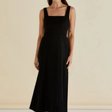 Tegan Midi Dress (Black)