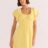 Ophealia Flutter Mini Dress