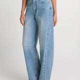 Cora Barrel Jeans (Light Blue)