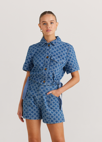 Defender Denim Shorts (Daisy)