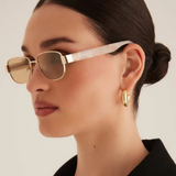 THE ADDISON - GOLD-PEARL TORT-BEIGE