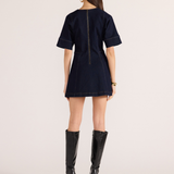 Camilla Denim Panel Mini Dress