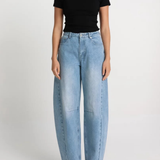 Cora Barrel Jeans (Light Blue)