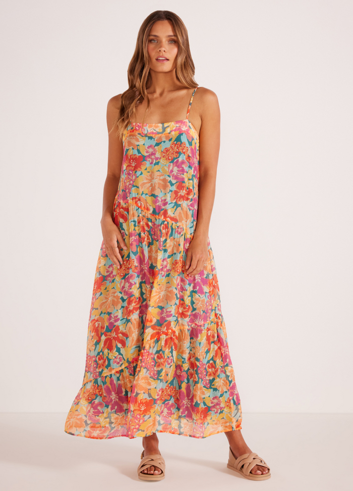 Valla Tier Midi Dress