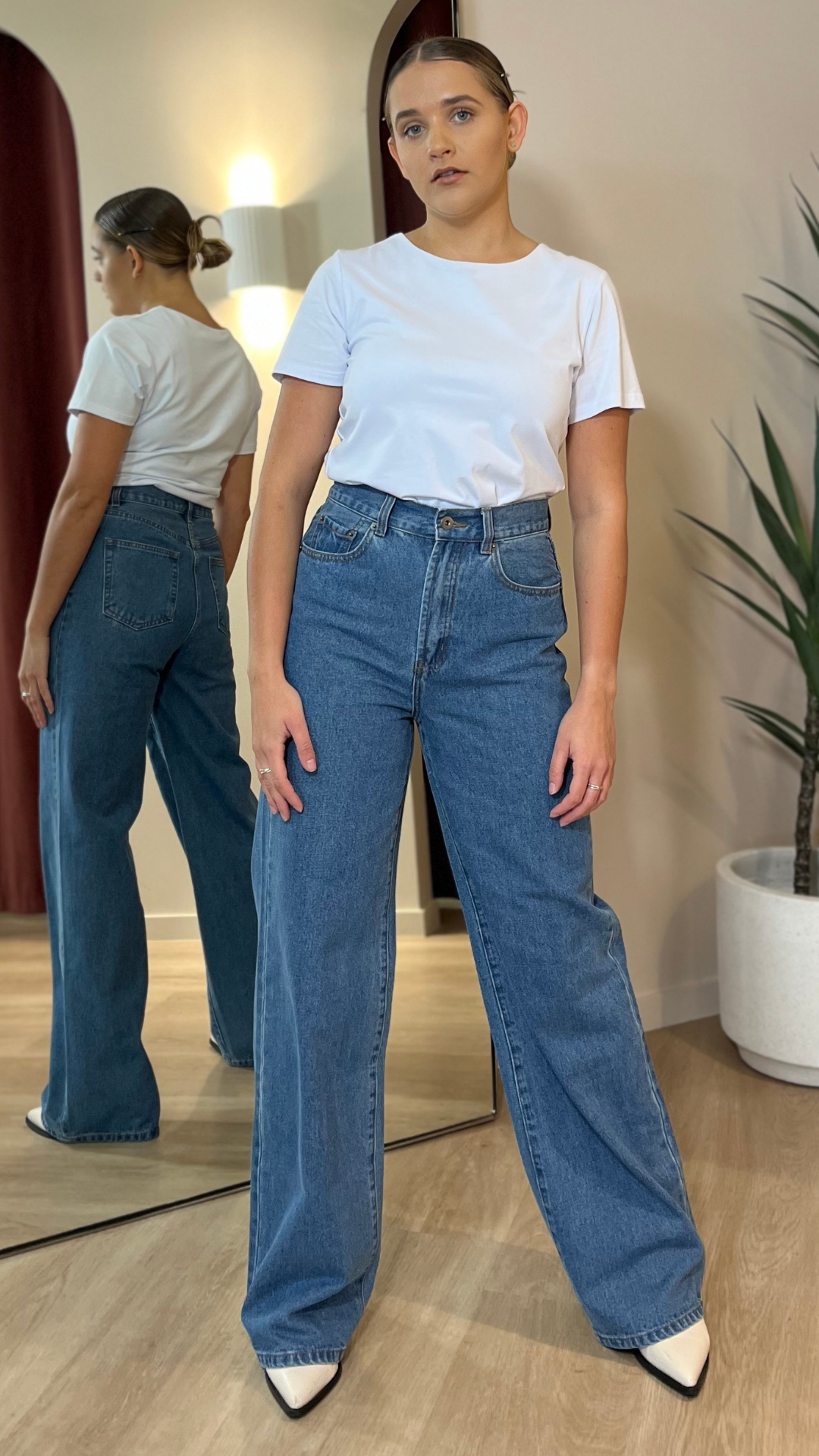 Kodi Wide Leg Denim Jeans