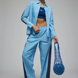 Libby Cotton Stripe Shirt (Sky Blue Stripe)