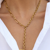 The Isla Drop Necklace 18K Gold Plated