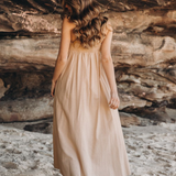 Amira Maxi Dress (Beige)